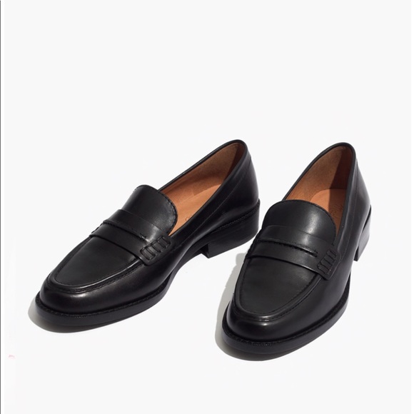 Madewell Shoes - NEW Madewell Elinor Black Loafers $158-Size 6